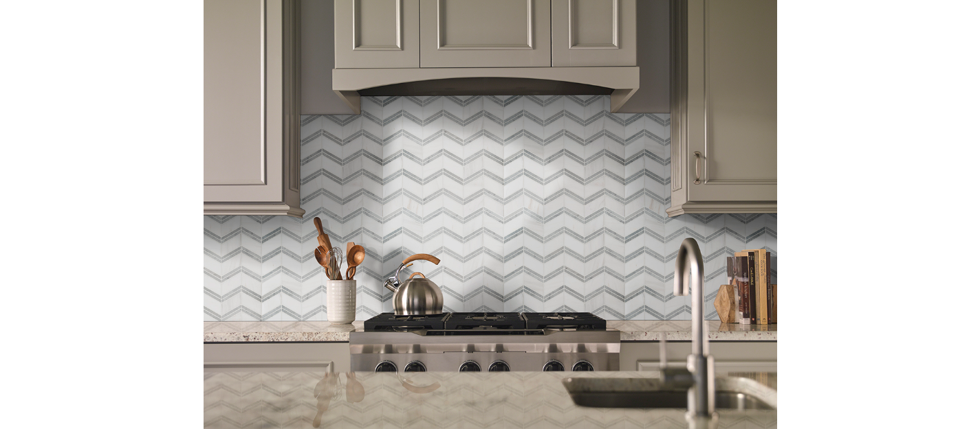 gallery-BIANCO DOLOMITE CHEVRON POLISHED